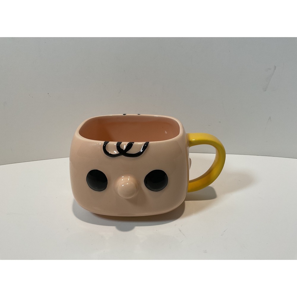 Funko‎ Peanuts Charlie Brown Square Mug 2016 Ceramic Coffee Cup